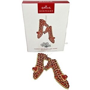 Hallmark THERE'S NO PLACE LIKE HOME‎ Wizard of Oz Ruby Slippers Ornament 2022